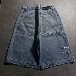 Raw Edge Vintage Y2K Baggy Denim Skate Jorts Size 34